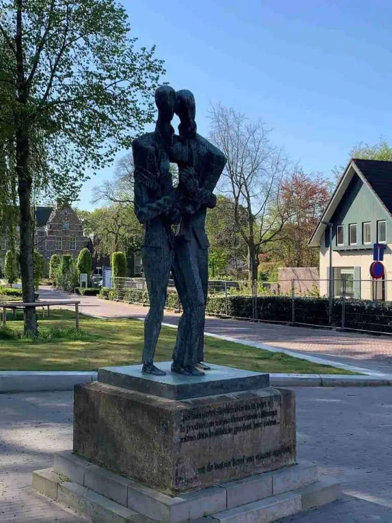 Statue of Vincent and Theo van Gogh (made by Zadkine) in his home town Zundert