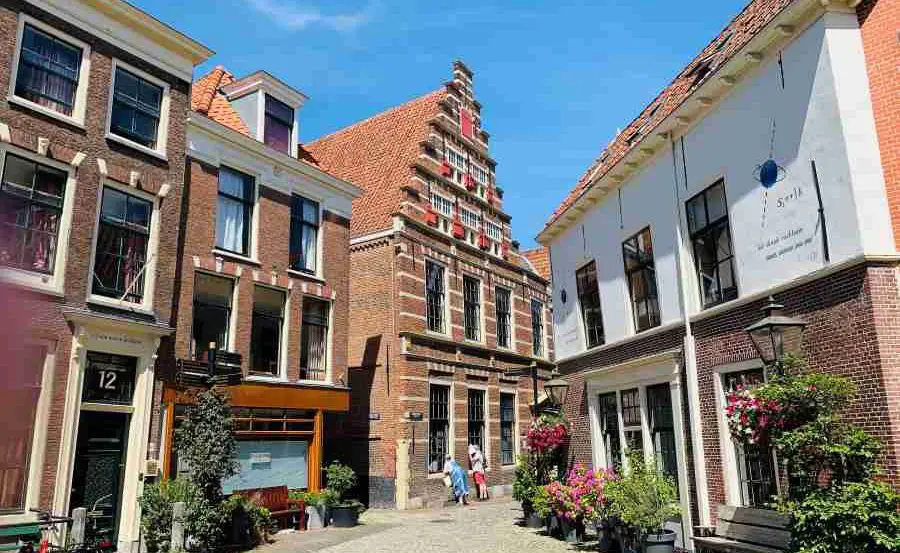 Rembrandt's school in the historic center of Leiden