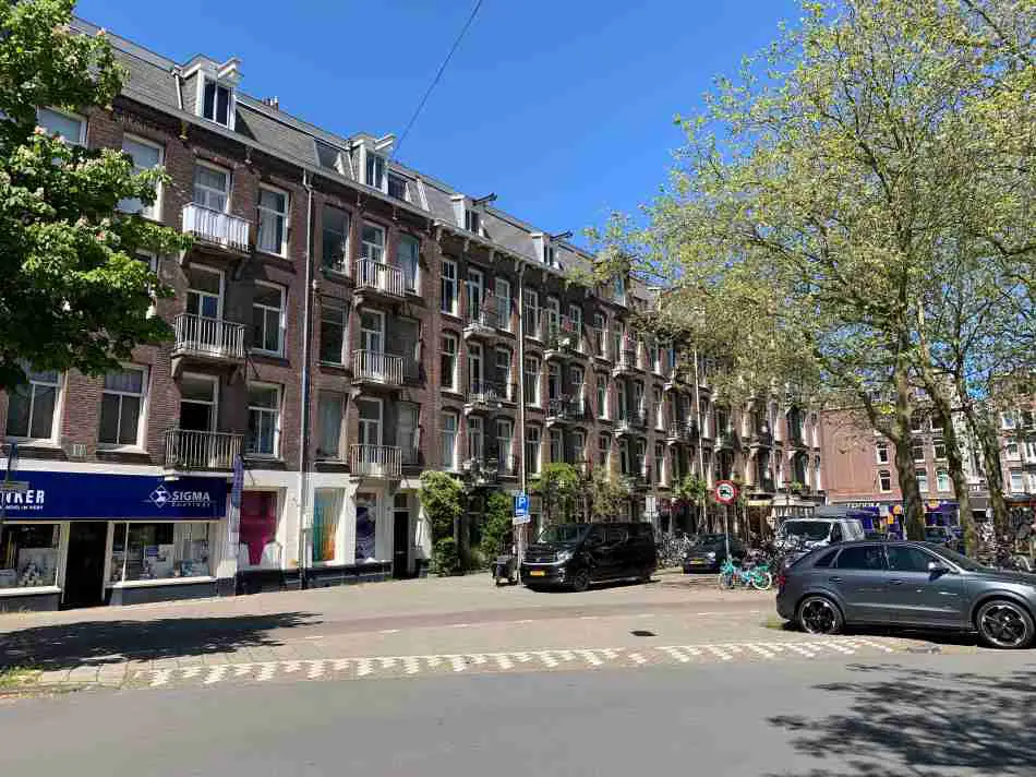 The new part of de Pijp, a popular neighborhood in Amsterdam