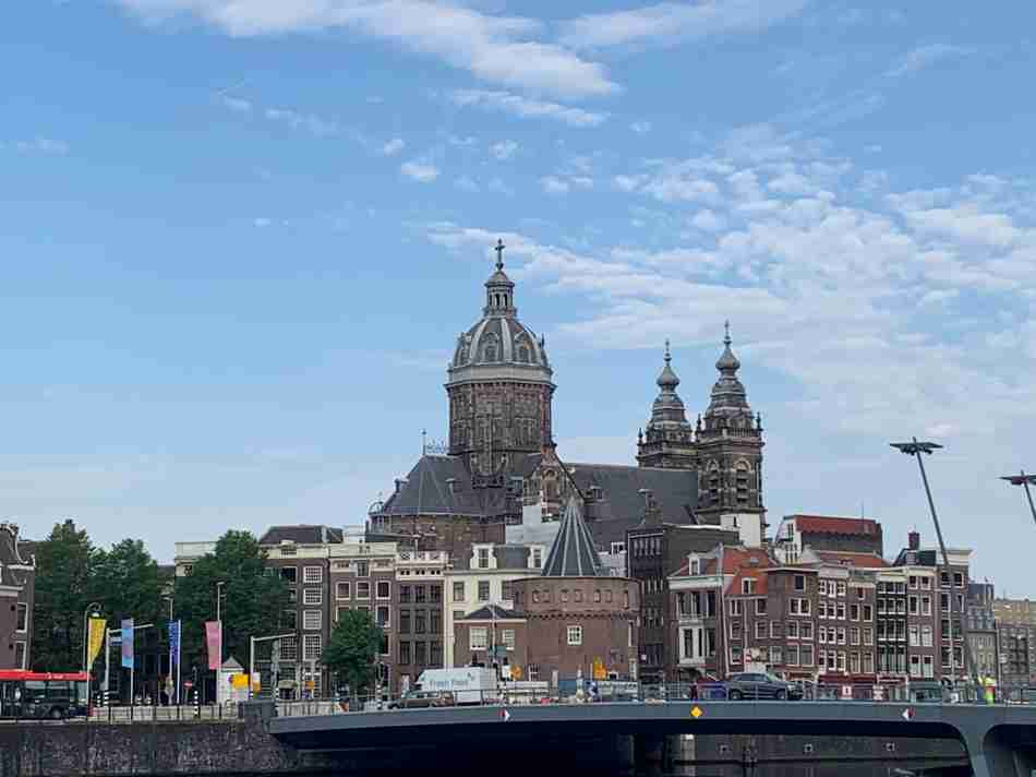 St Nicholas Church in the center of Amsterdam