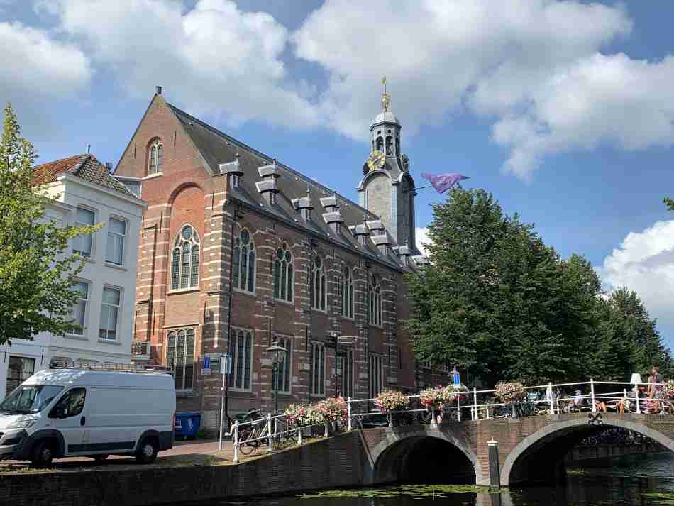 The main building of Leiden University in the center of Leiden