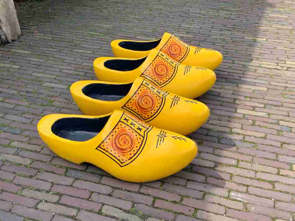 large wooden shoes in Zaanse Schans, The Netherlands