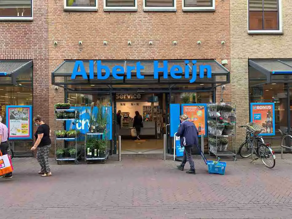 An Albert Hein supermarket in The Netherlands. Albert Hein is one of the best Dutch supermarkets