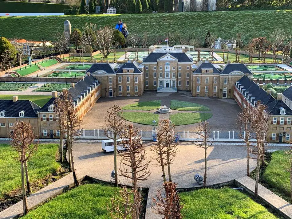 A miniature Palace 't Loo in Madurodam