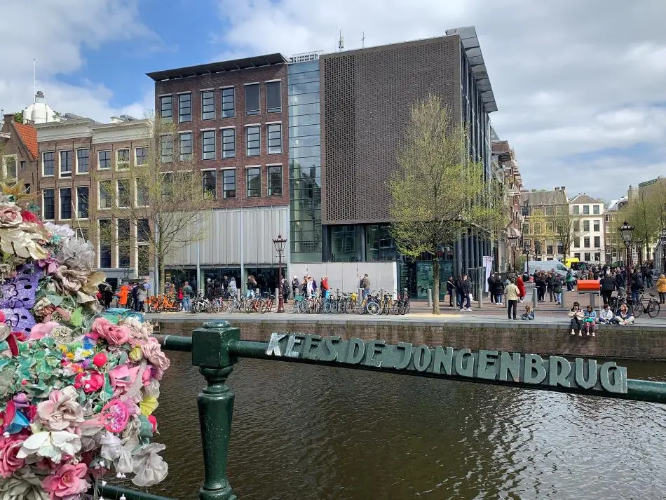 Anne Frank House, viewed from across the Prinsengracht