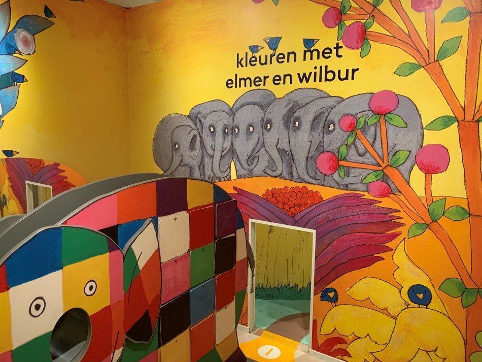 Exhibition for small children in the Children's Book Museum in The Hague