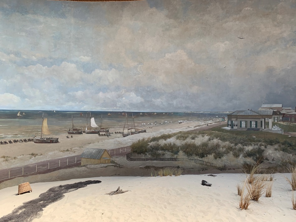 The part of Panorama Mesdag that is looking to the north