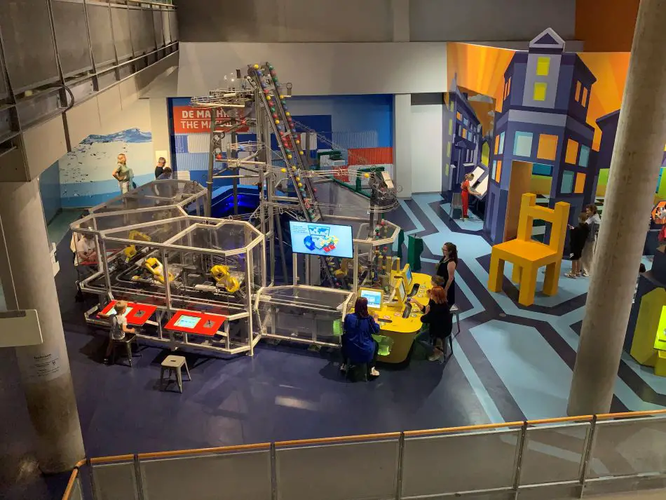 Technology demonstrations in the NEMO Science Museum in Amsterdam